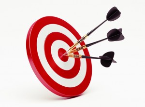 Target with darts representing Santa Rosa SEO