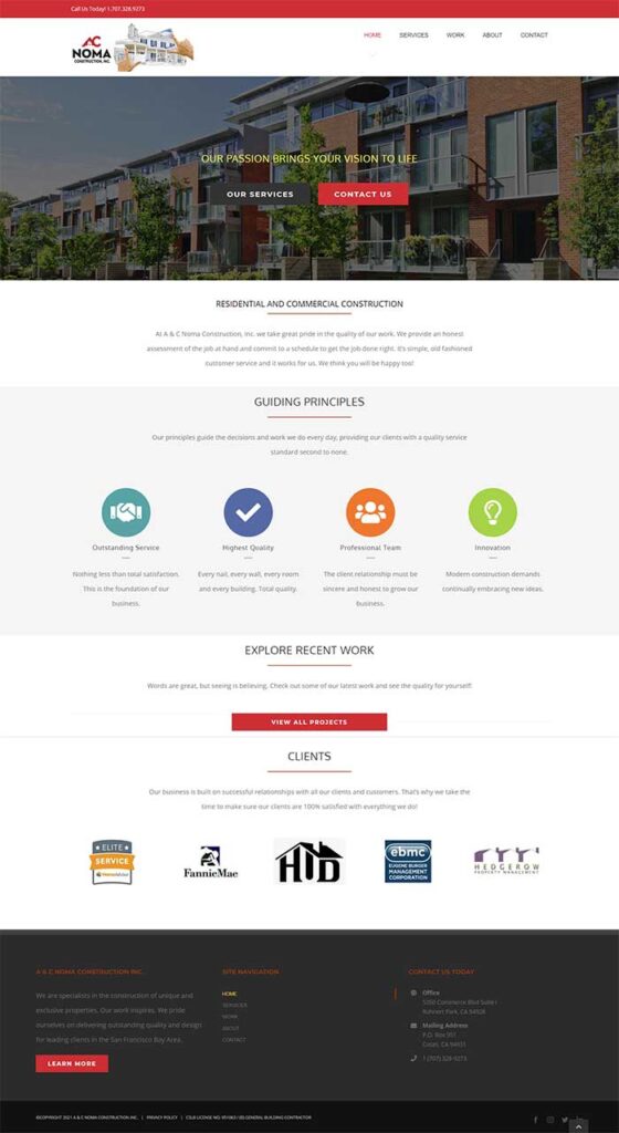 AC Noma Construction Home Page