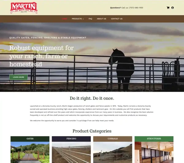 Martin Ranch Manufacturing Home Page