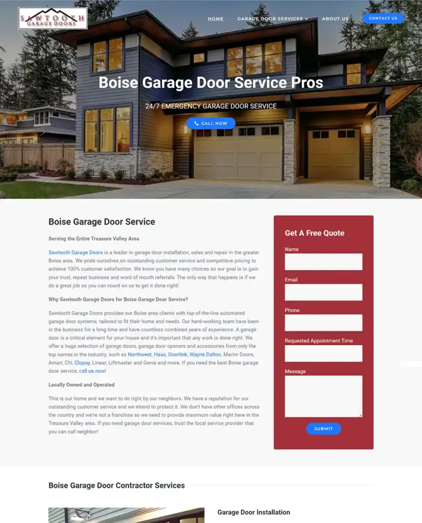 Garage Door SEO, Garage Door Marketing