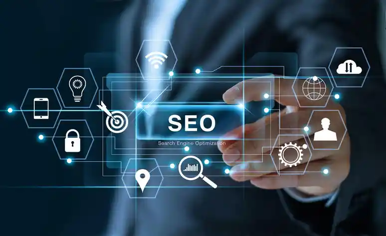 Graphic representing SEO service